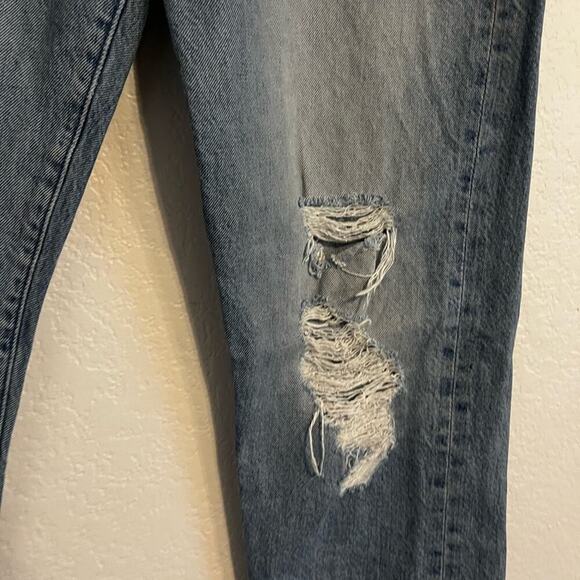 MOTHER The Huffy Skimp High Waist Straight Jeans Hotter on the Other Side 30 - Picture 4 of 12